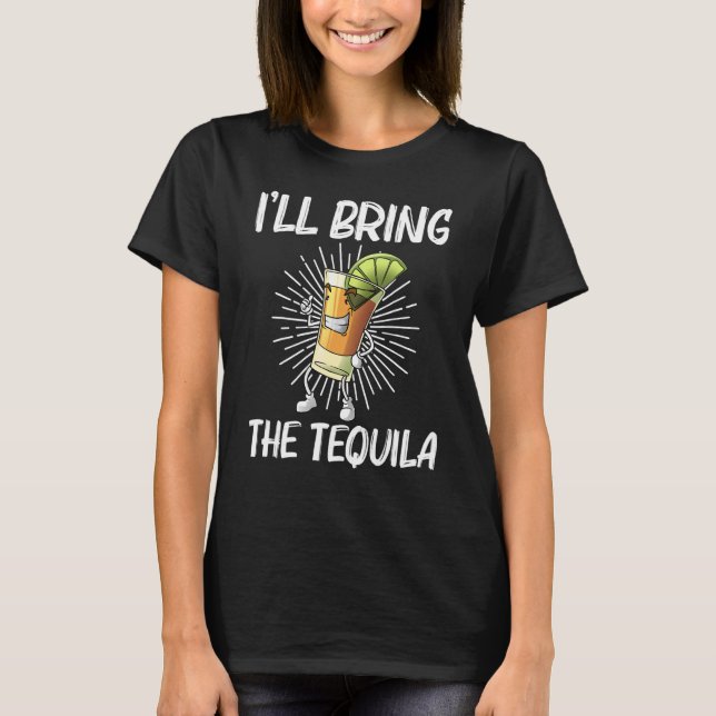 T-shirt Tequila For Men Women Tequila Alcohol Drinker (Devant)