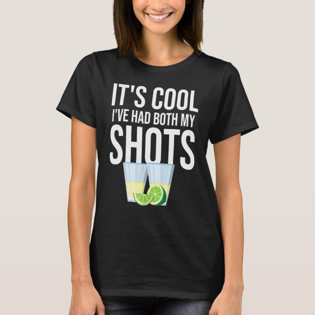 T-shirt Tequila J'ai Fait Mes Piqûres (Devant)