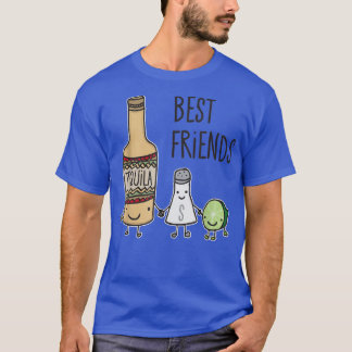 T-shirt Tequila Salt et Lime Meilleurs Amis Margarita T