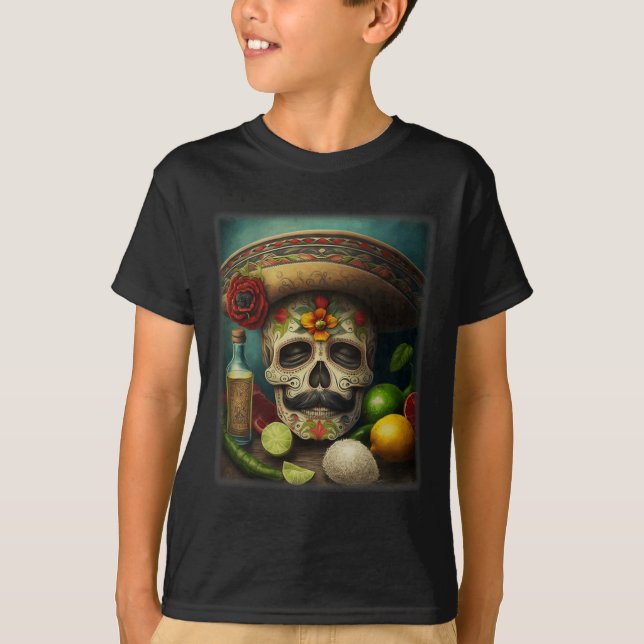 T-shirt Tequila Sombrero Cinco De Mayo (Devant)