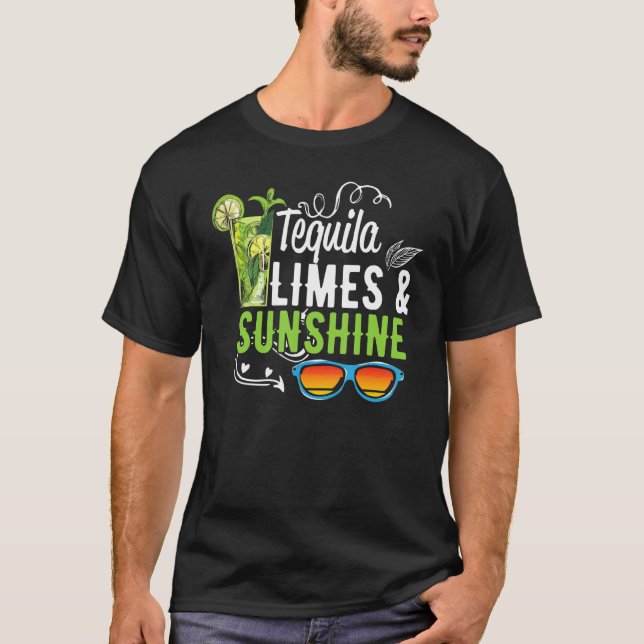 T-shirt Tequilas Citrons Et Soleil (Devant)