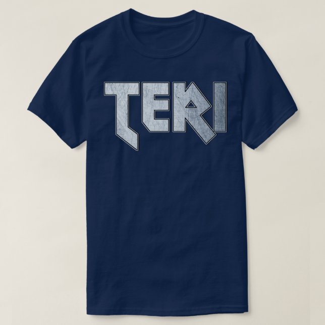 T-shirt Teri métallique lourd (Design devant)