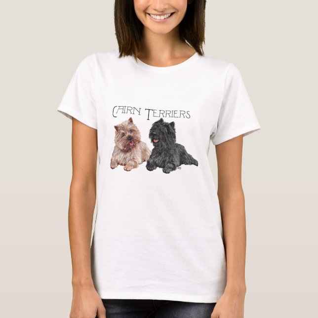 T-shirt Tériers Cairn (Devant)