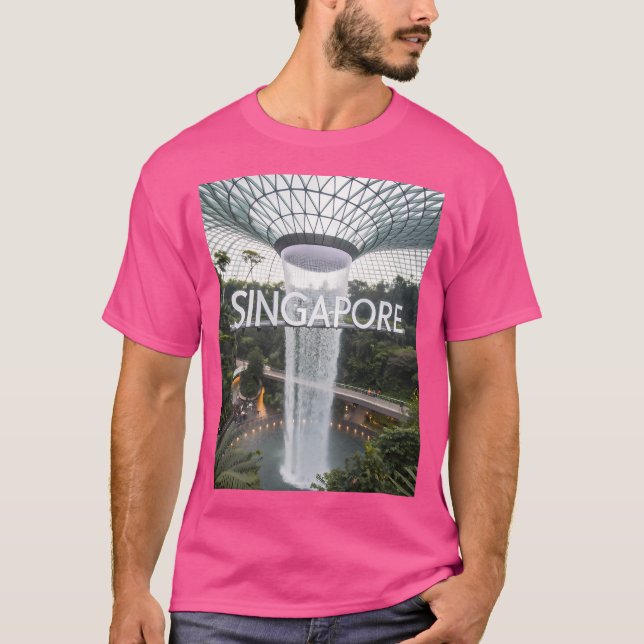 T-shirt Terminal de l'aéroport de Singapour Changi (Devant)