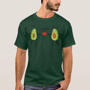 T-shirt Terminez-moi mignonne Avocado Hearts Day Valentine