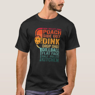 T-shirt Terminologie de cuisine rétro Vintage de Picklebal