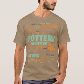 T-shirt Terminologie de la poterie Termes de poterie coura