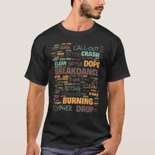 T-shirt Terminologie de rupture Termes couramment utilisés