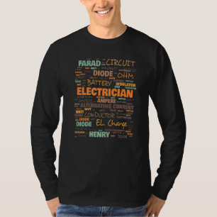 T-shirt Terminologie des électriciens Termes couramment ut