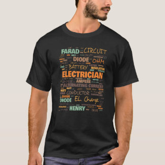 T-shirt Terminologie des électriciens Termes couramment ut