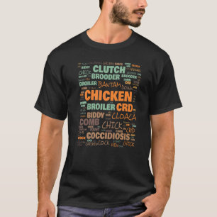 T-shirt Terminologie des fermes avicoles termes couramment