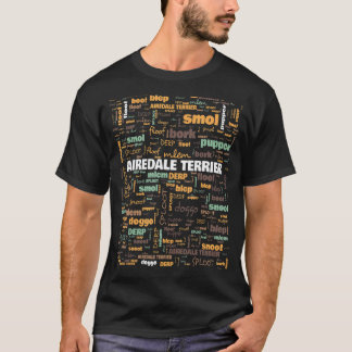 T-shirt Terminologie des propriétaires de Terrier Airedale