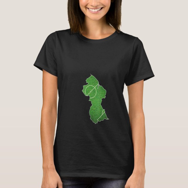 T-shirt Terrain de football de Guyane (Devant)