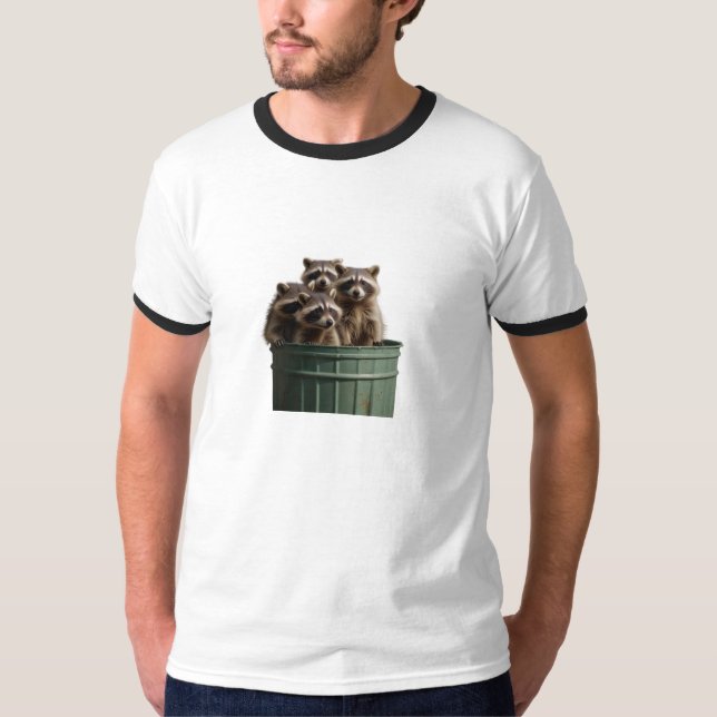 T-shirt Terrain de jeu Panda Trash (Devant)
