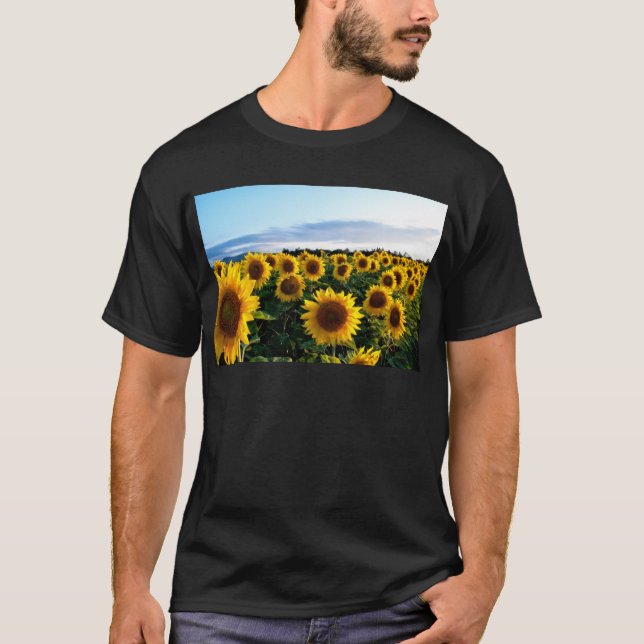 T-shirt Terrain de tournesol (Devant)