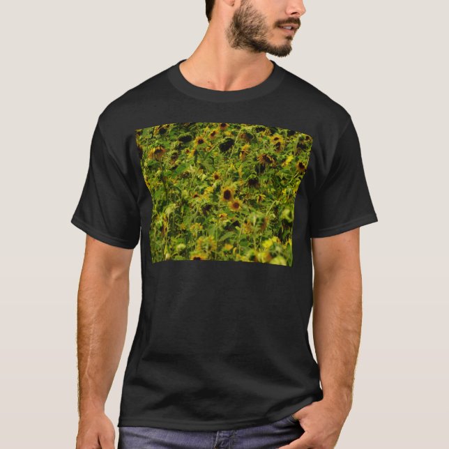 T-shirt Terrain de tournesol (Devant)