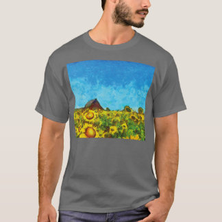 T-shirt Terrain de tournesols