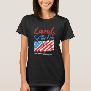 T-shirt Terrain Des Termes Et Conditions Libres Appliquer