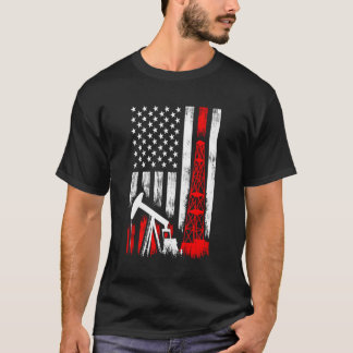 T-shirt Terrain D'Huile Pour Le Dragage Des Champs D'Huile