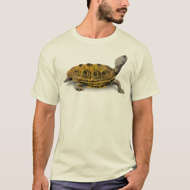 T-shirt Terrapin de dos en forme de losange (Devant)