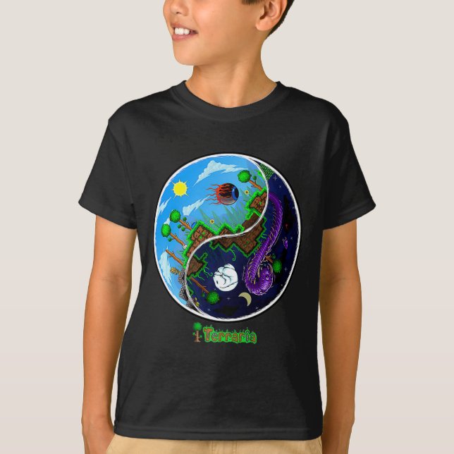 T-shirt Terraria Night And Day T Shirt  (Devant)