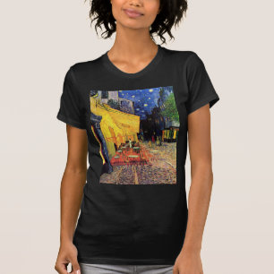 T-shirt Terrasse de café de Van Gogh la nuit