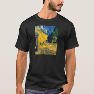 T-shirt Terrasse de café de Vincent van Gogh , Place du
