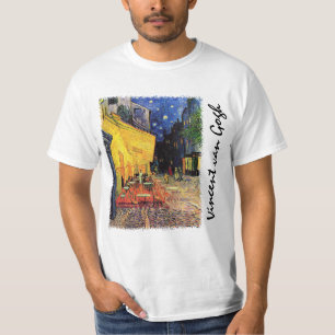 T-shirt Terrasse du café la nuit de Vincent van Gogh