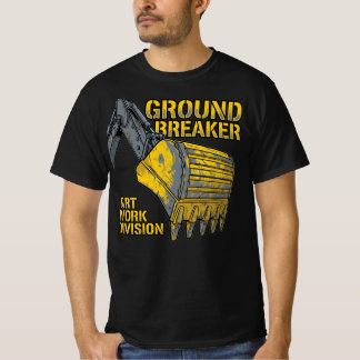 T-shirt Terrassement Division Construction Pionnier