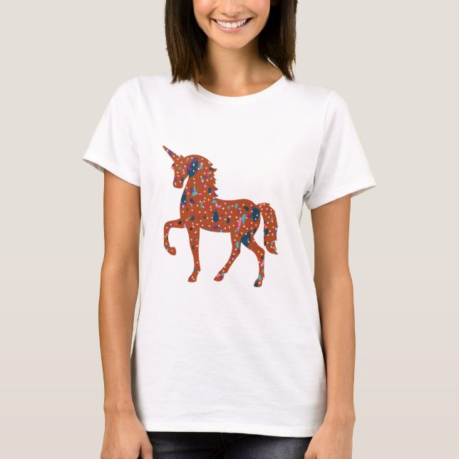 T-shirt Terrazzo Pièces Unicorne (Devant)