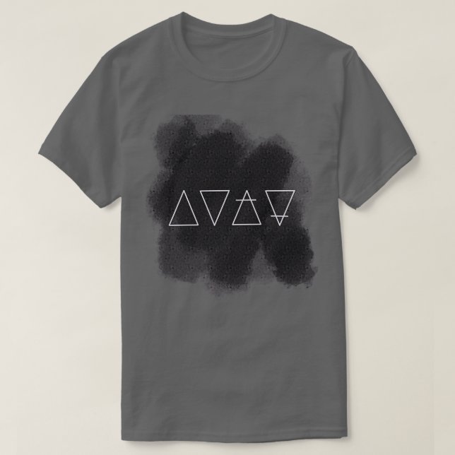 T-shirt Terre à air d'eau de feu (Design devant)
