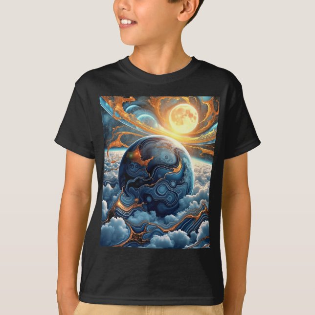 T-shirt Terre Abstraite (Devant)