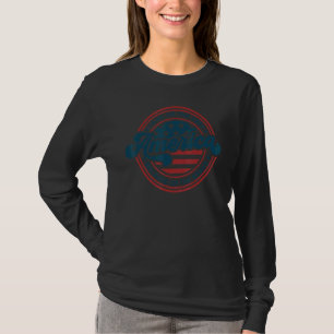 T-shirt Terre Américaine De La Liberté À Cause Du Brave 4E