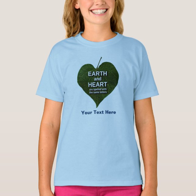 T-shirt Terre - Anagram du coeur (Devant)