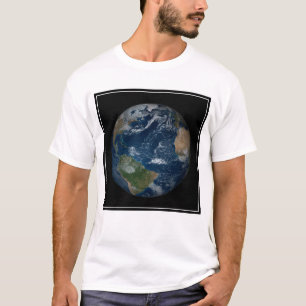 T-shirt Terre Avec Nuages Et Glace De Mer