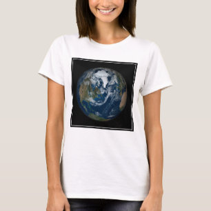 T-shirt Terre Avec Nuages Et Glace De Mer 2