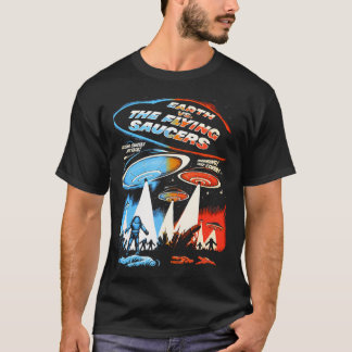 T-shirt Terre Contre Les Soucoupes Volantes
