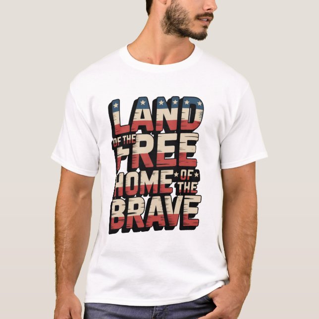 T-shirt Terre de la liberté (Devant)