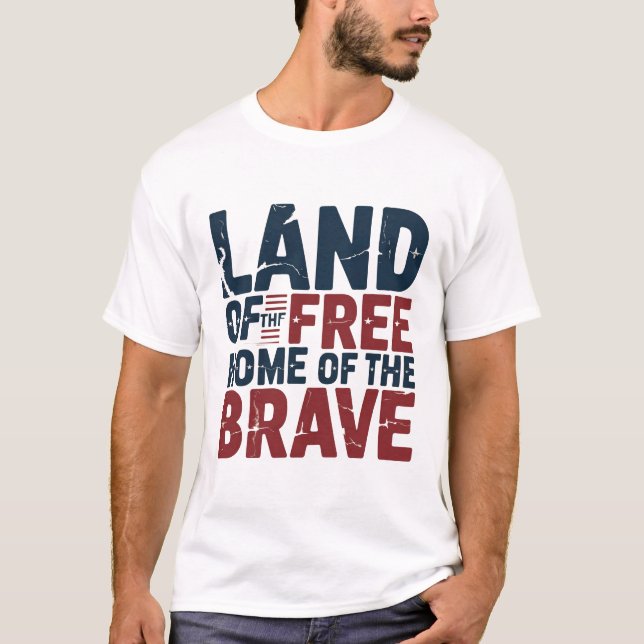 T-shirt Terre de la liberté (Devant)