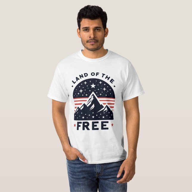 T-shirt terre de la liberté (Devant entier)
