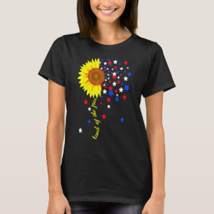 T-shirt Terre De La Liberté À Cause De La Brave 4 juillet