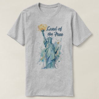 T-shirt "Terre de la Liberté - Statue de la Liberté à l'aq