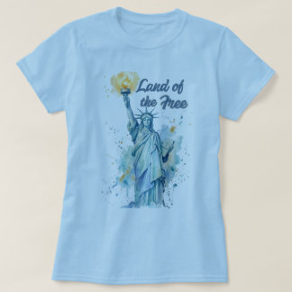 T-shirt "Terre de la Liberté - Statue de la Liberté à l'aq