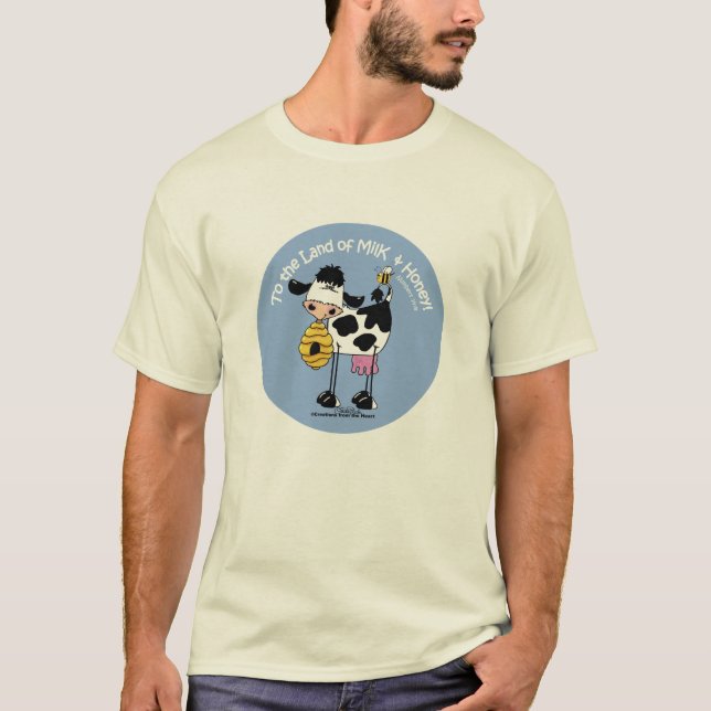 T-shirt Terre de lait et de miel (Devant)