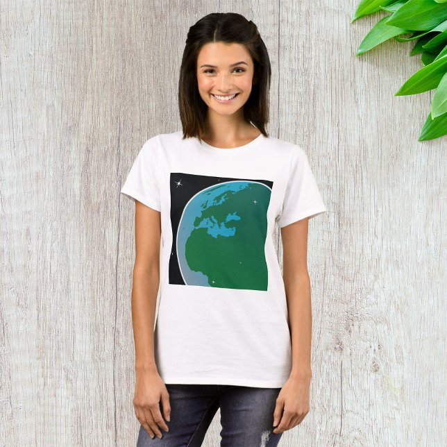 T-shirt Terre de l'espace (Créateur téléchargé)