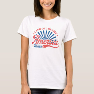 T-shirt Terre de libres, demeure des braves