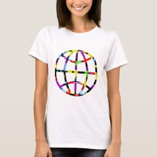 T-shirt terre de mosaïque