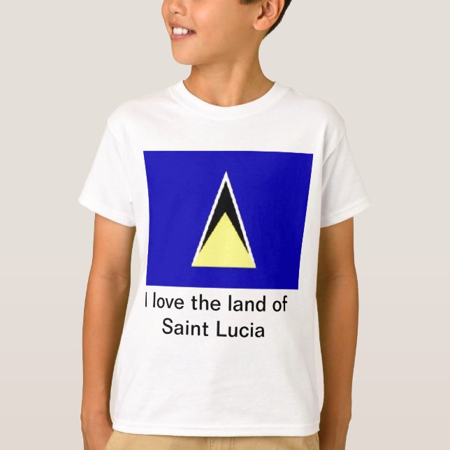 T-shirt Terre De Sainte-Lucia (Devant)