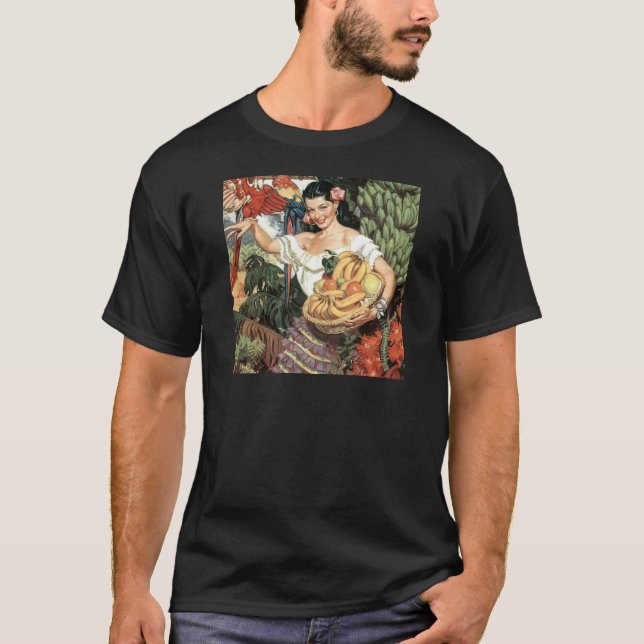 T-shirt Terre de splendeur tropicale (Devant)