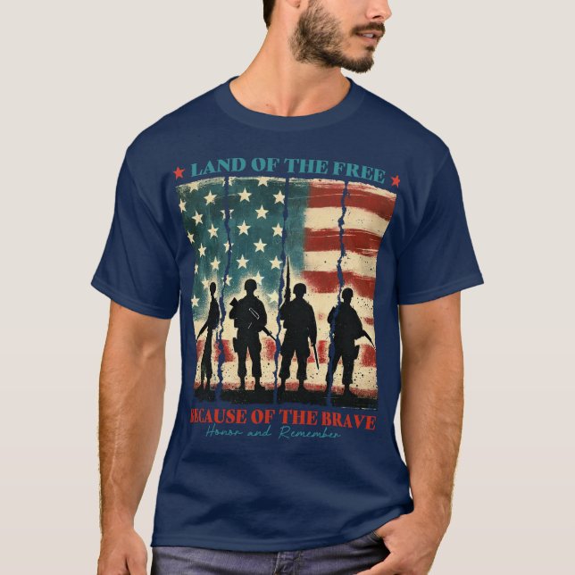 T-shirt Terre des Libres à cause des Braves (Devant)